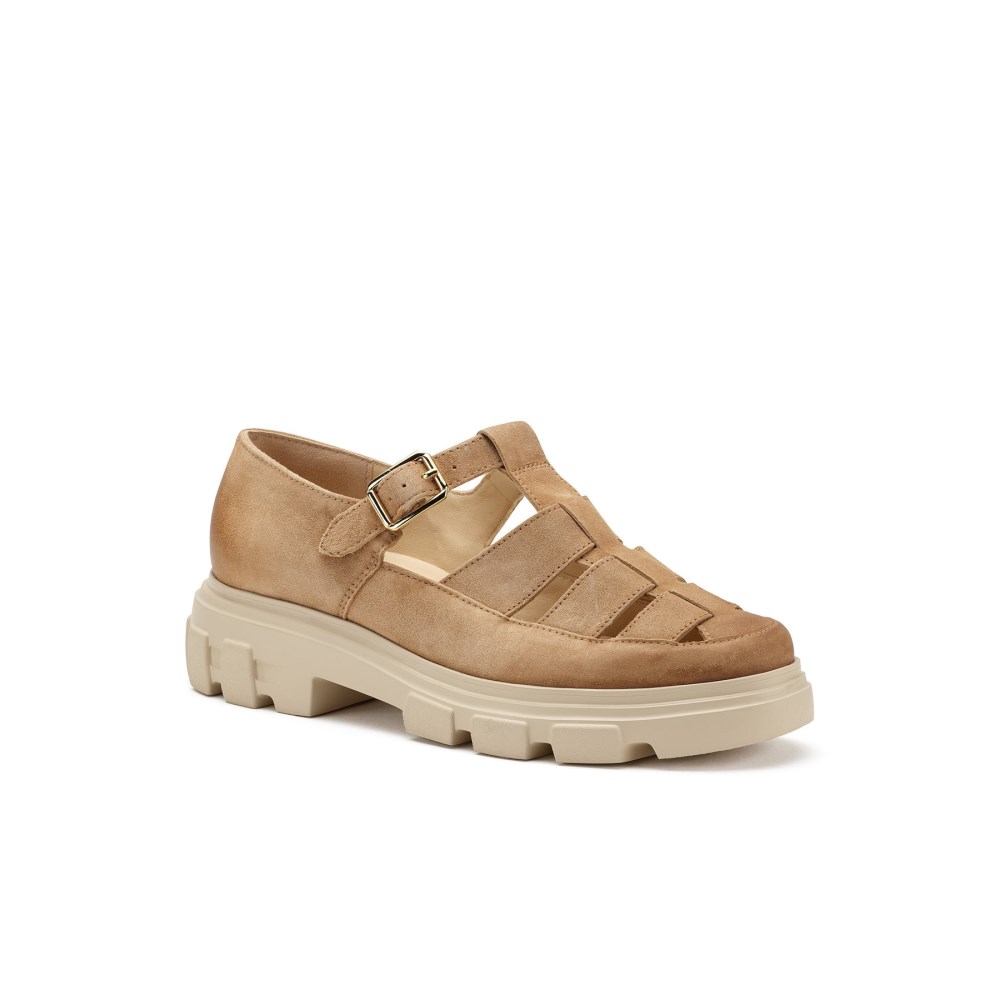 Paul Green Women's Drea Loafer Dakar Natural Suede