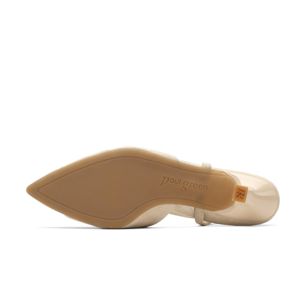 Paul Green Women's Daria Heel Biscuit Suede
