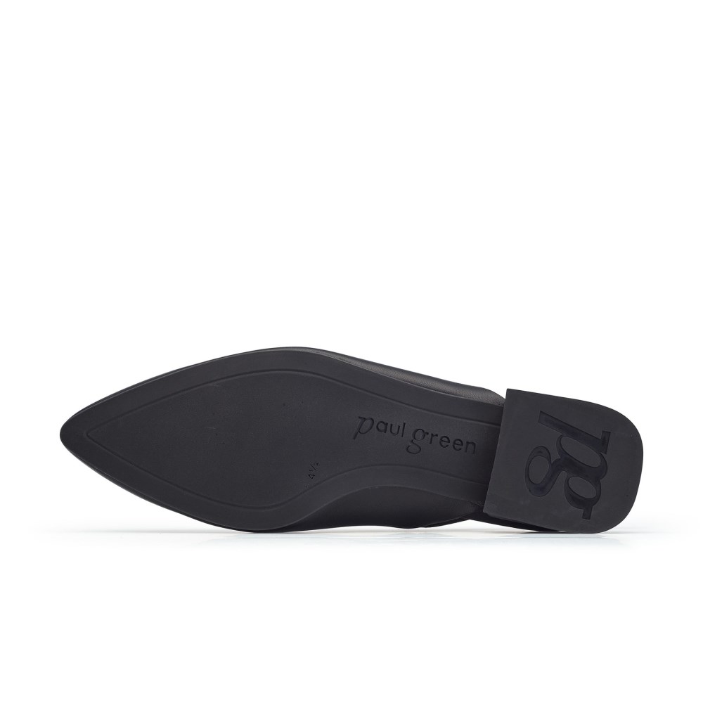Paul Green Women's Aladdin Sandal Black Soft Nappa